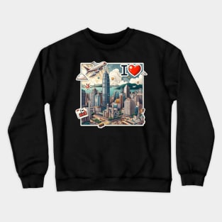 I Love Hong Kong Crewneck Sweatshirt